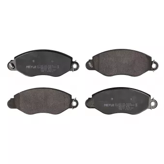 Jeu de 4 plaquettes de frein avant MEYLE 025 234 3418/W