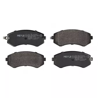 Jeu de 4 plaquettes de frein arrière MEYLE 025 235 0216/W