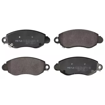 Jeu de 4 plaquettes de frein avant MEYLE 025 235 7718/W