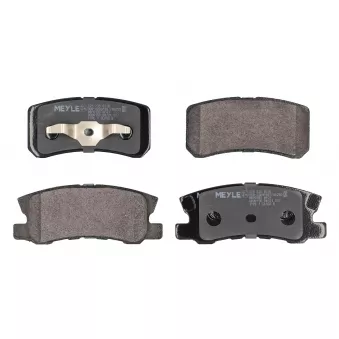 Jeu de 4 plaquettes de frein arrière MEYLE 025 235 8216