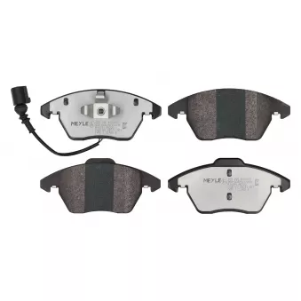 Jeu de 4 plaquettes de frein avant MEYLE 025 235 8720/PD