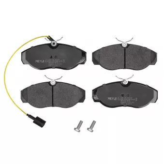 Jeu de 4 plaquettes de frein avant MEYLE 025 236 0219/W