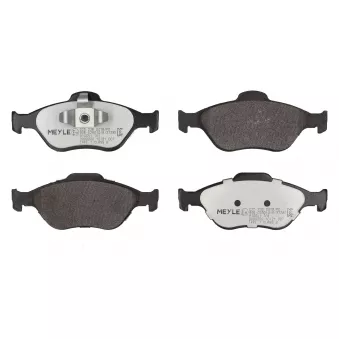 Jeu de 4 plaquettes de frein avant MEYLE 025 236 0418/PD