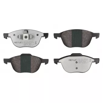 Jeu de 4 plaquettes de frein avant MEYLE 025 237 2318/PD
