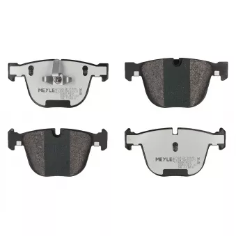 Jeu de 4 plaquettes de frein arrière MEYLE 025 237 3116/PD