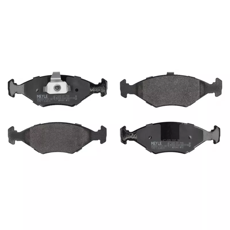 Jeu de 4 plaquettes de frein avant MEYLE 025 237 7518