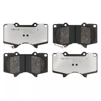 Jeu de 4 plaquettes de frein avant MEYLE 025 240 2417/PD
