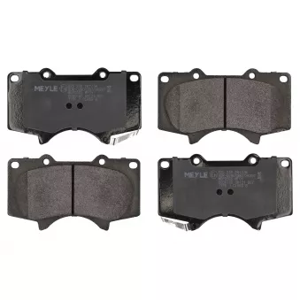 Jeu de 4 plaquettes de frein avant MEYLE 025 240 2417/W