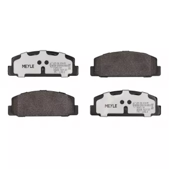 Jeu de 4 plaquettes de frein arrière MEYLE 025 240 4514/PD