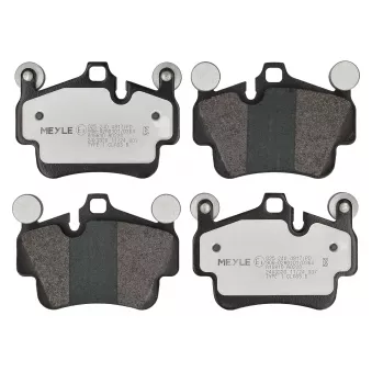 Jeu de 4 plaquettes de frein avant MEYLE 025 240 4917/PD