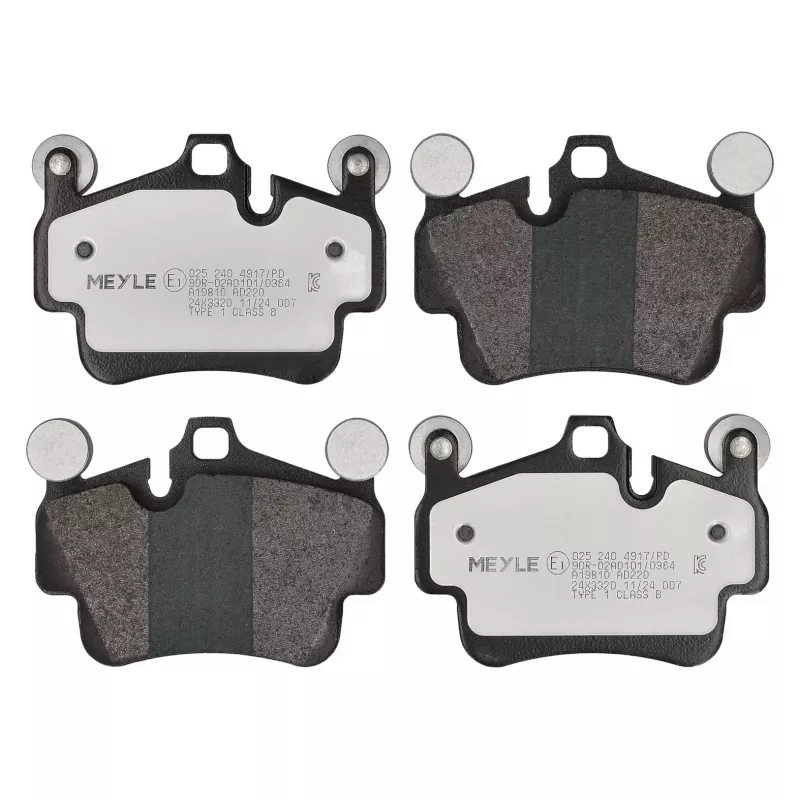 Jeu de 4 plaquettes de frein avant MEYLE 025 240 4917/PD