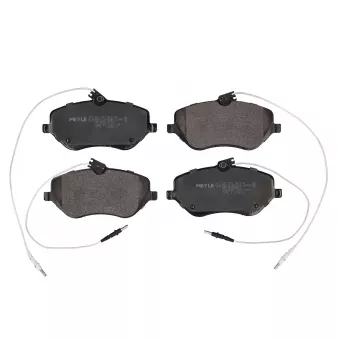 Jeu de 4 plaquettes de frein avant MEYLE 025 241 3317/W