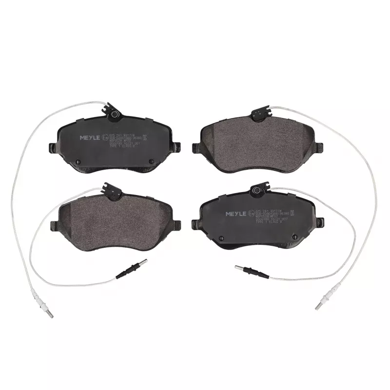 Jeu de 4 plaquettes de frein avant MEYLE 025 241 3317/W