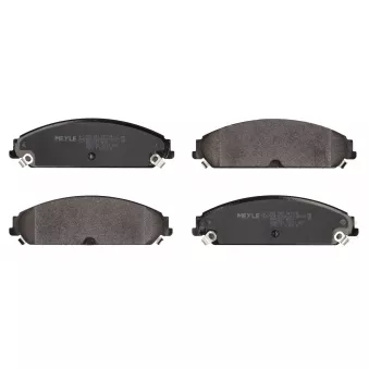 Jeu de 4 plaquettes de frein avant MEYLE 025 241 6417/W