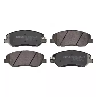 Jeu de 4 plaquettes de frein avant MEYLE 025 243 5117/W
