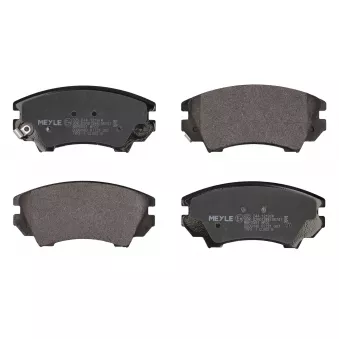 Jeu de 4 plaquettes de frein avant MEYLE 025 244 1219/W