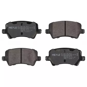 Jeu de 4 plaquettes de frein arrière MEYLE 025 244 9617