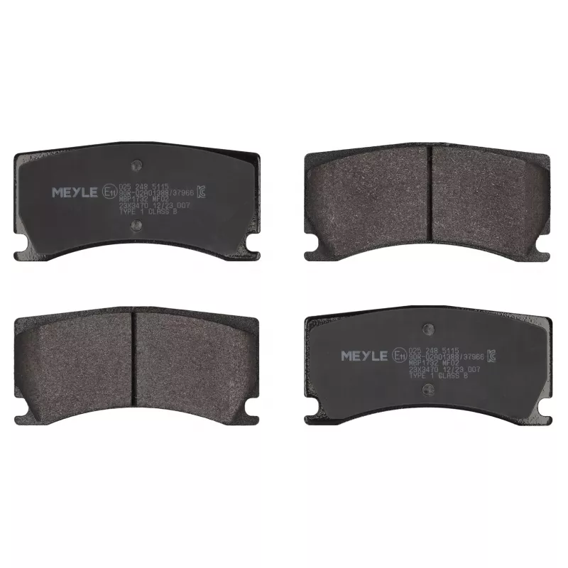 Jeu de 4 plaquettes de frein arrière MEYLE 025 248 5115