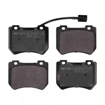 Jeu de 4 plaquettes de frein avant MEYLE 025 248 5215/W