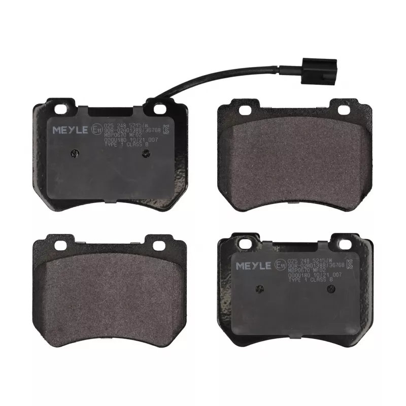 Jeu de 4 plaquettes de frein avant MEYLE 025 248 5215/W