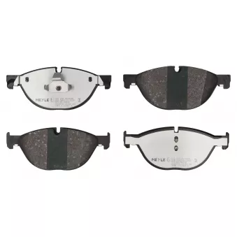 Jeu de 4 plaquettes de frein avant MEYLE 025 250 4519/PD