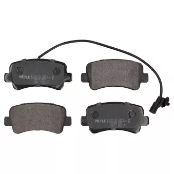 Jeu de 4 plaquettes de frein arrière MEYLE 025 251 1218/W