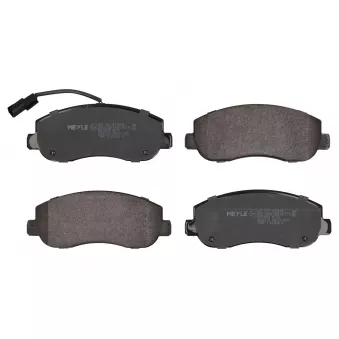 Jeu de 4 plaquettes de frein avant MEYLE 025 251 4718/W