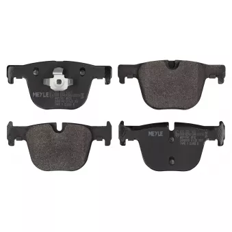 Jeu de 4 plaquettes de frein arrière MEYLE 025 255 1417