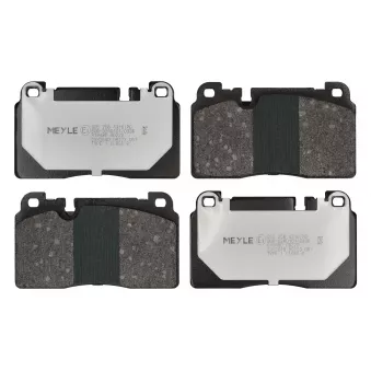 Jeu de 4 plaquettes de frein avant MEYLE 025 256 4316/PD