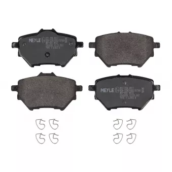 Jeu de 4 plaquettes de frein arrière MEYLE 025 258 3917