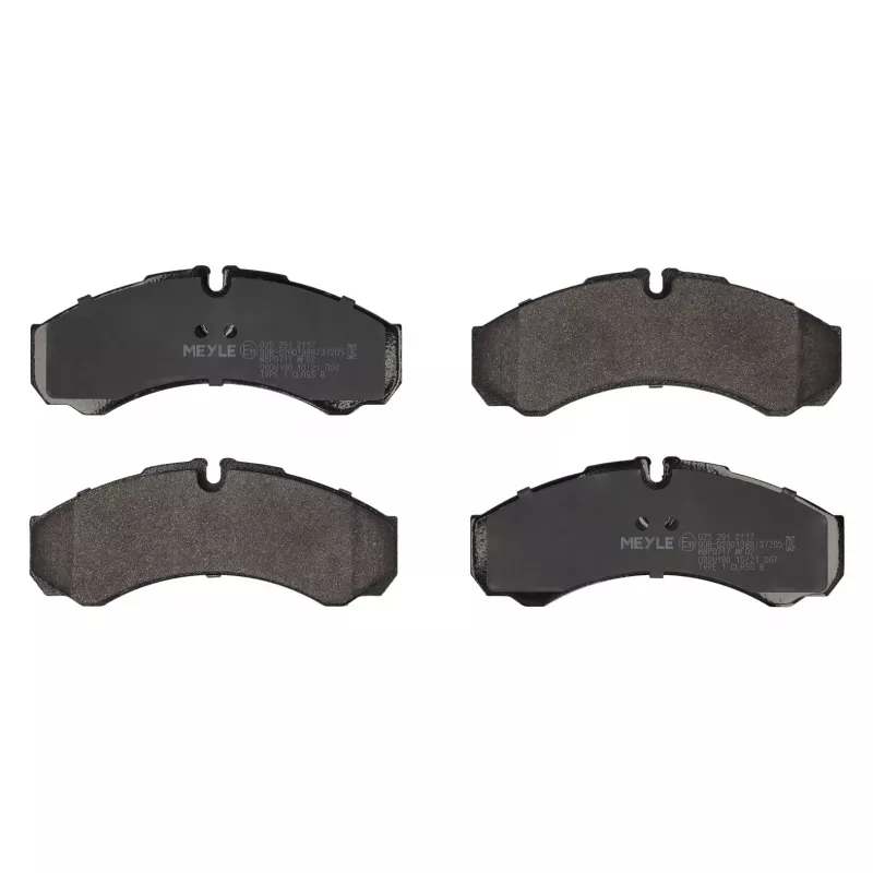 Jeu de 4 plaquettes de frein avant MEYLE 025 291 2117