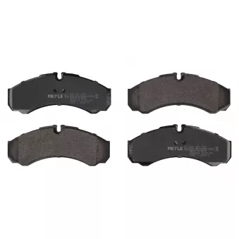 Jeu de 4 plaquettes de frein arrière MEYLE 025 291 2120