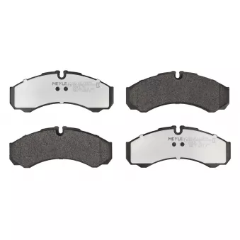 Jeu de 4 plaquettes de frein avant MEYLE 025 291 2120/PD