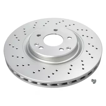 Jeu de 2 disques de frein avant MEYLE 083 521 0006/PD