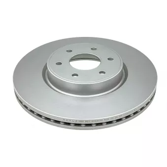 Jeu de 2 disques de frein avant MEYLE 083 521 0042/PD