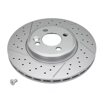 Jeu de 2 disques de frein avant MEYLE 315 521 0056/PD