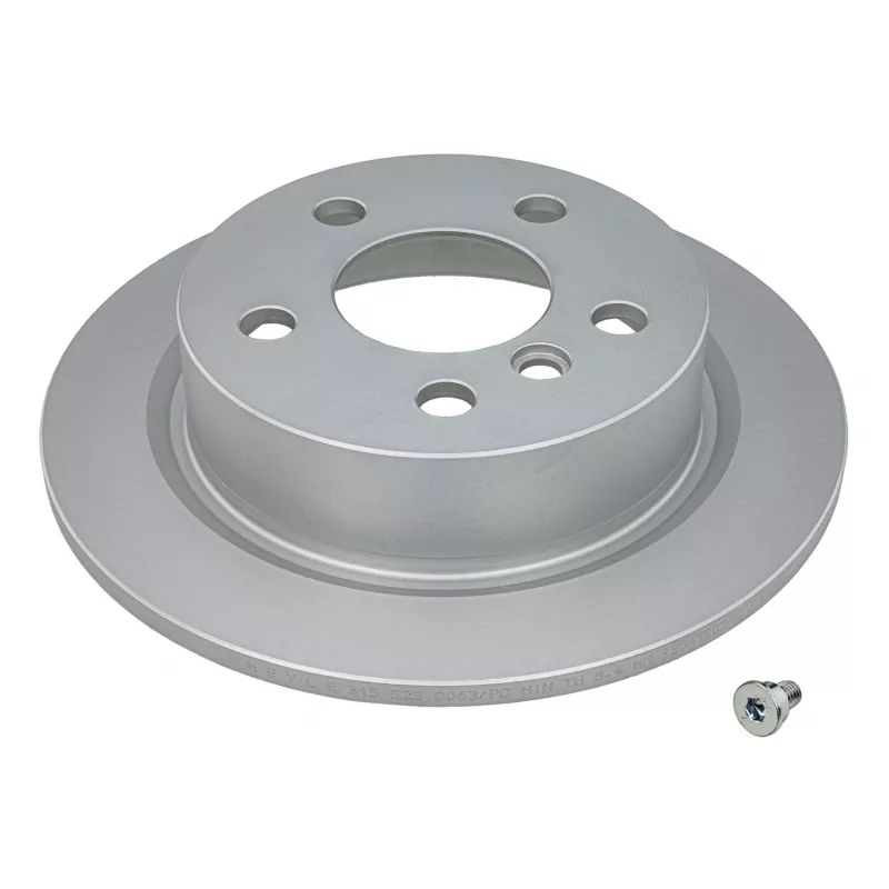 Jeu de 2 disques de frein arrière MEYLE 315 523 0063/PD