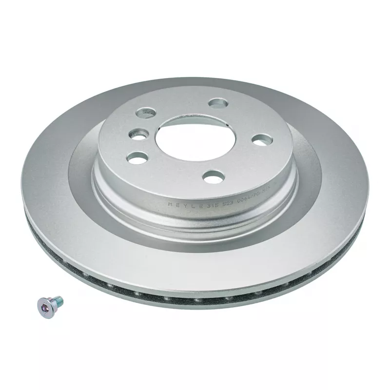Jeu de 2 disques de frein arrière MEYLE 315 523 0064/PD