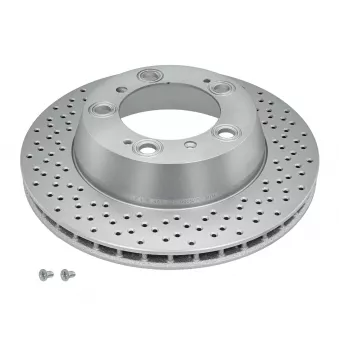 Jeu de 2 disques de frein arrière MEYLE 483 523 0005/PD