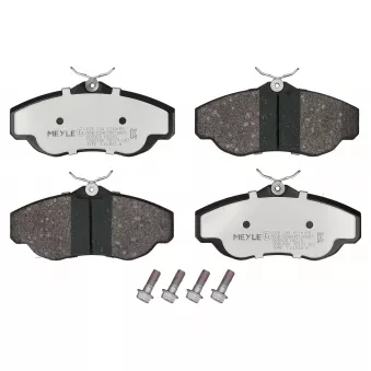 Jeu de 4 plaquettes de frein avant MEYLE 025 234 5219/PD