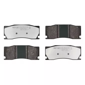 Jeu de 4 plaquettes de frein avant MEYLE 025 248 5017/PD