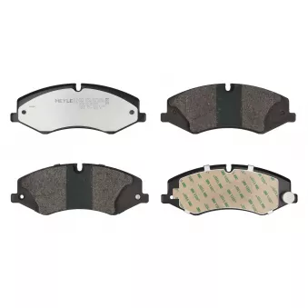 Jeu de 4 plaquettes de frein avant MEYLE 025 250 2119/PD