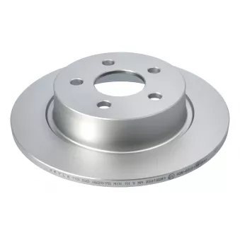 Jeu de 2 disques de frein arrière MEYLE 715 523 0039/PD