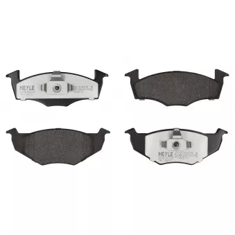 Jeu de 4 plaquettes de frein avant MEYLE 025 218 6617/PD
