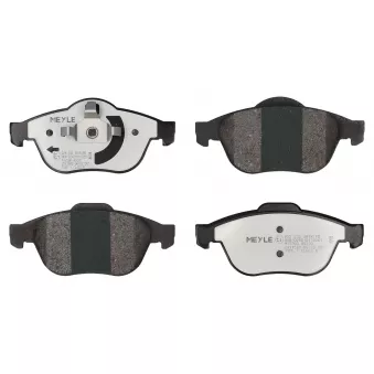 Jeu de 4 plaquettes de frein avant MEYLE 025 232 4818/PD