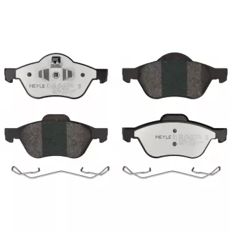 Jeu de 4 plaquettes de frein avant MEYLE 025 245 3518/PD