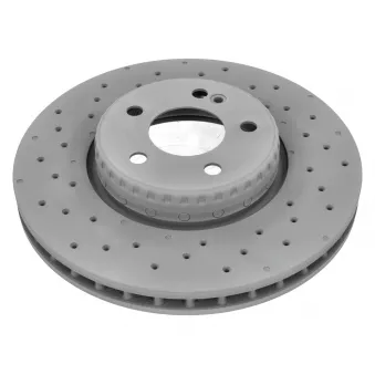Jeu de 2 disques de frein avant MEYLE 083 521 1005/PD