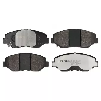 Jeu de 4 plaquettes de frein avant MEYLE 025 238 6817/PD