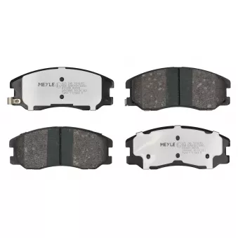 Jeu de 4 plaquettes de frein avant MEYLE 025 245 1016/PD