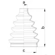 Soufflets de cardan avant HERTH+BUSS JAKOPARTS J2871000 - Visuel 2